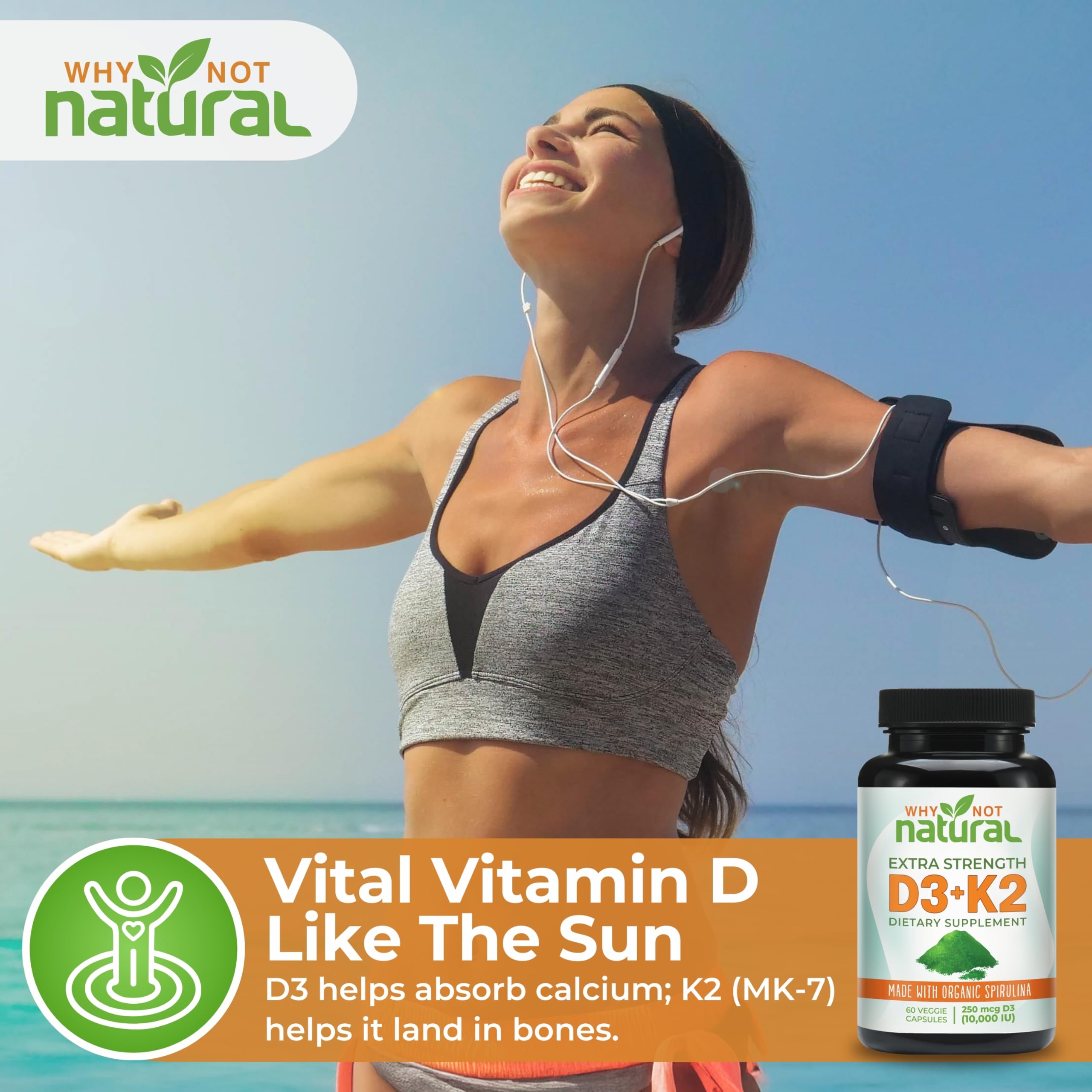 Why Not Natural Spirulina orgánica, fuente natural de nutrientes y energía.