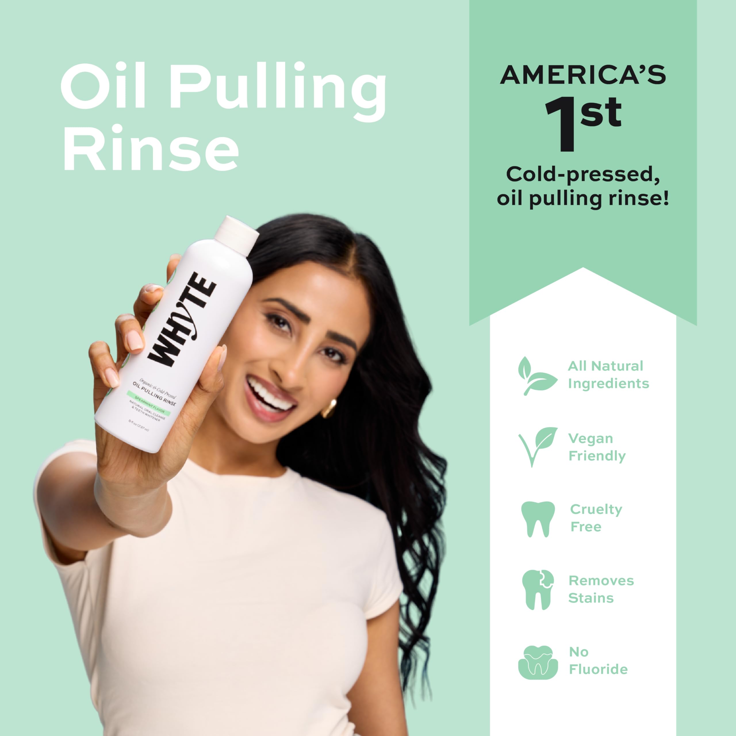 WHYTE menta fresca para aliento duradero