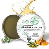Wild Castle Comfrey Salve, botella para aplicación suave en piel