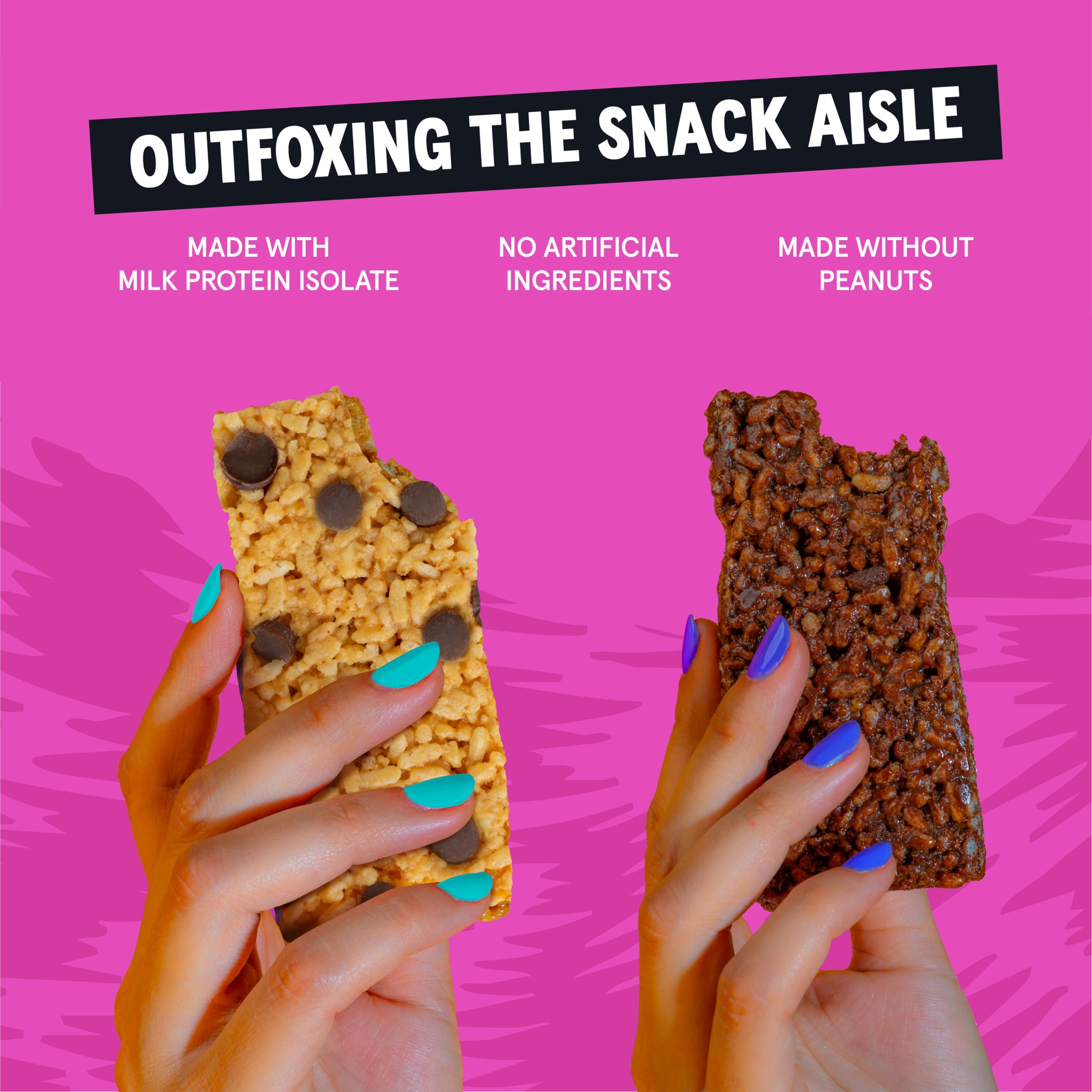Wild Fox barra para llevar: snack práctico para entrenamientos y viajes.