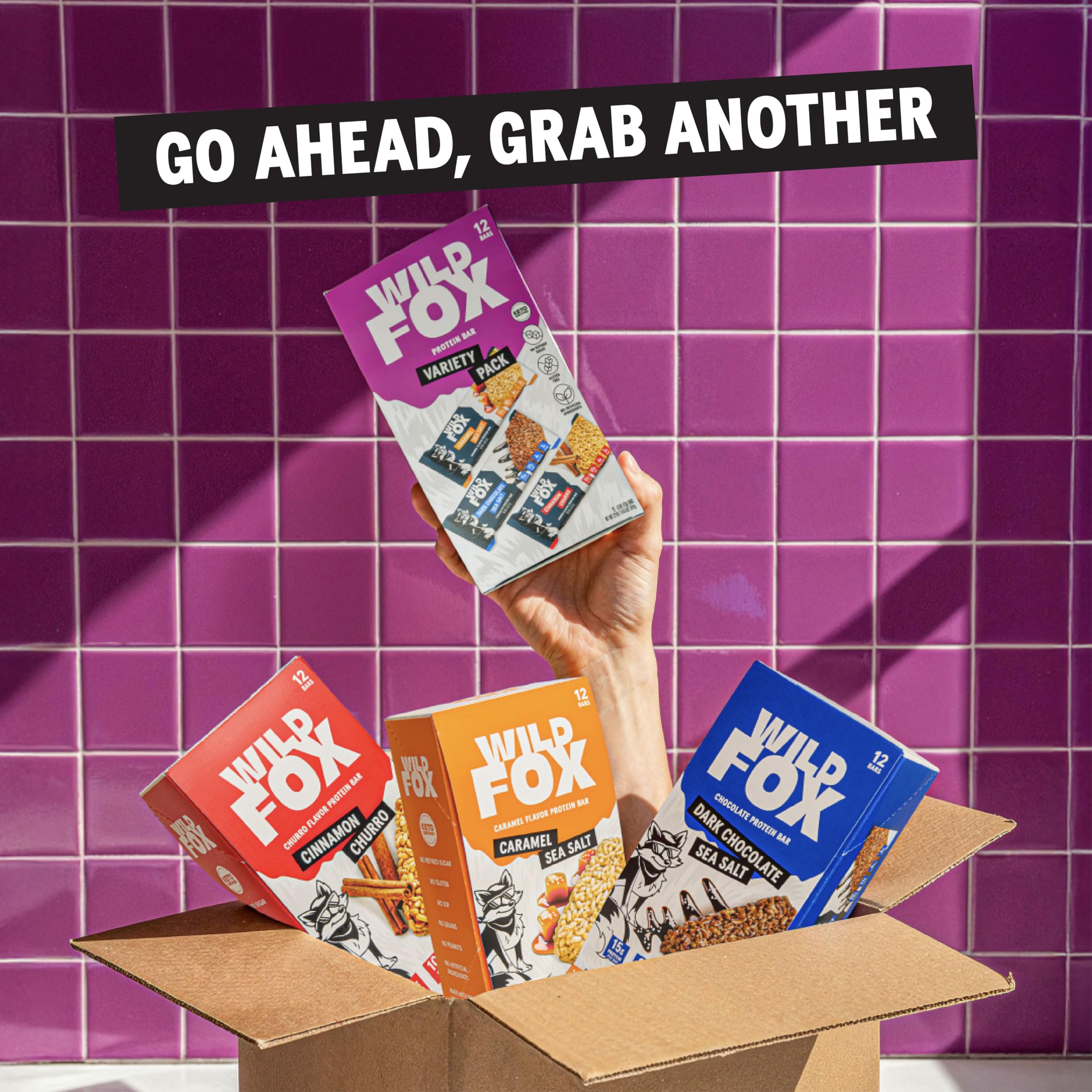 Wild Fox variedad pack: empaque variado para probar sabores.