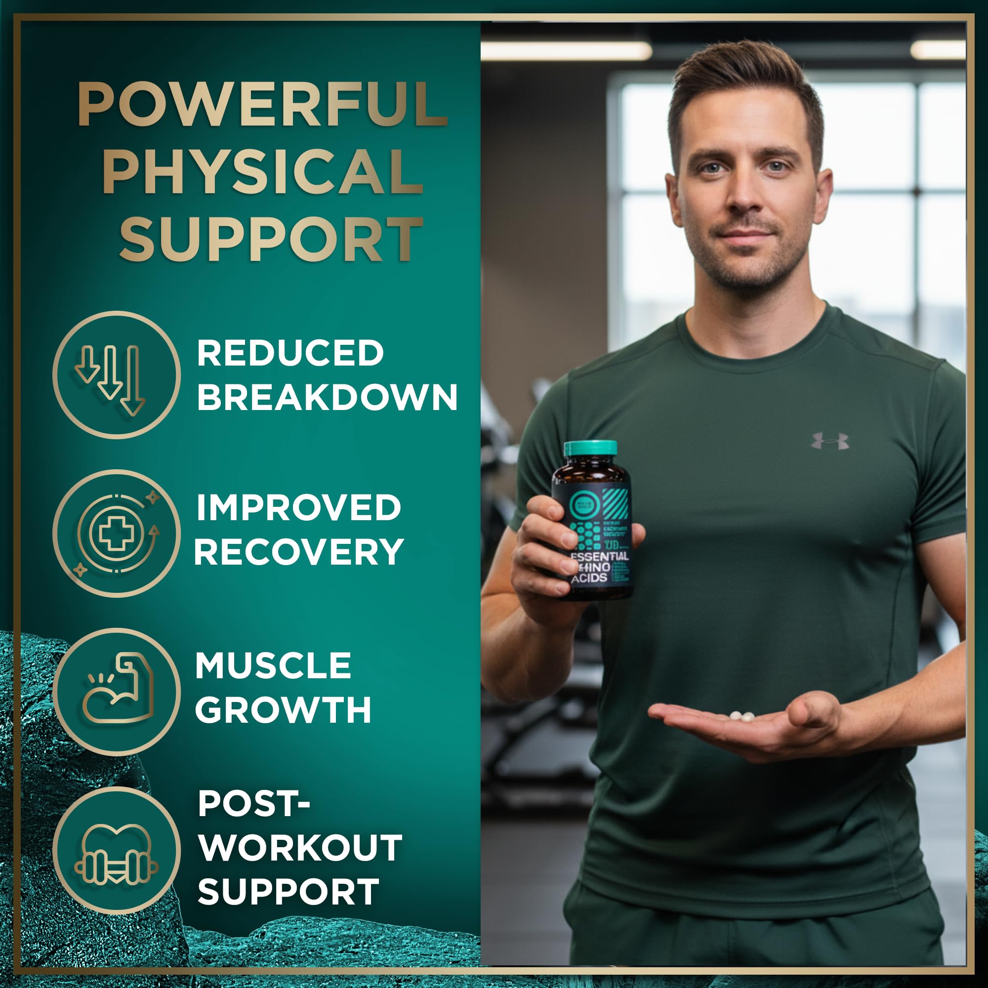 Wild Fuel aminoacidos esenciales: cápsulas listas para recuperación y energía