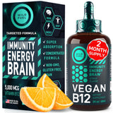 Gotas Wild Fuel B12 bajo la lengua para energía diaria.