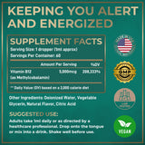Frasco Wild Fuel B12 de 2 oz para uso diario.