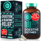 WILD FUEL Enzimas Digestivas: botella frontal con alcachofa y jengibre para confort estomacal.