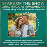 WILD FUEL Fertilidad masculina: cápsulas en la mano para uso diario
