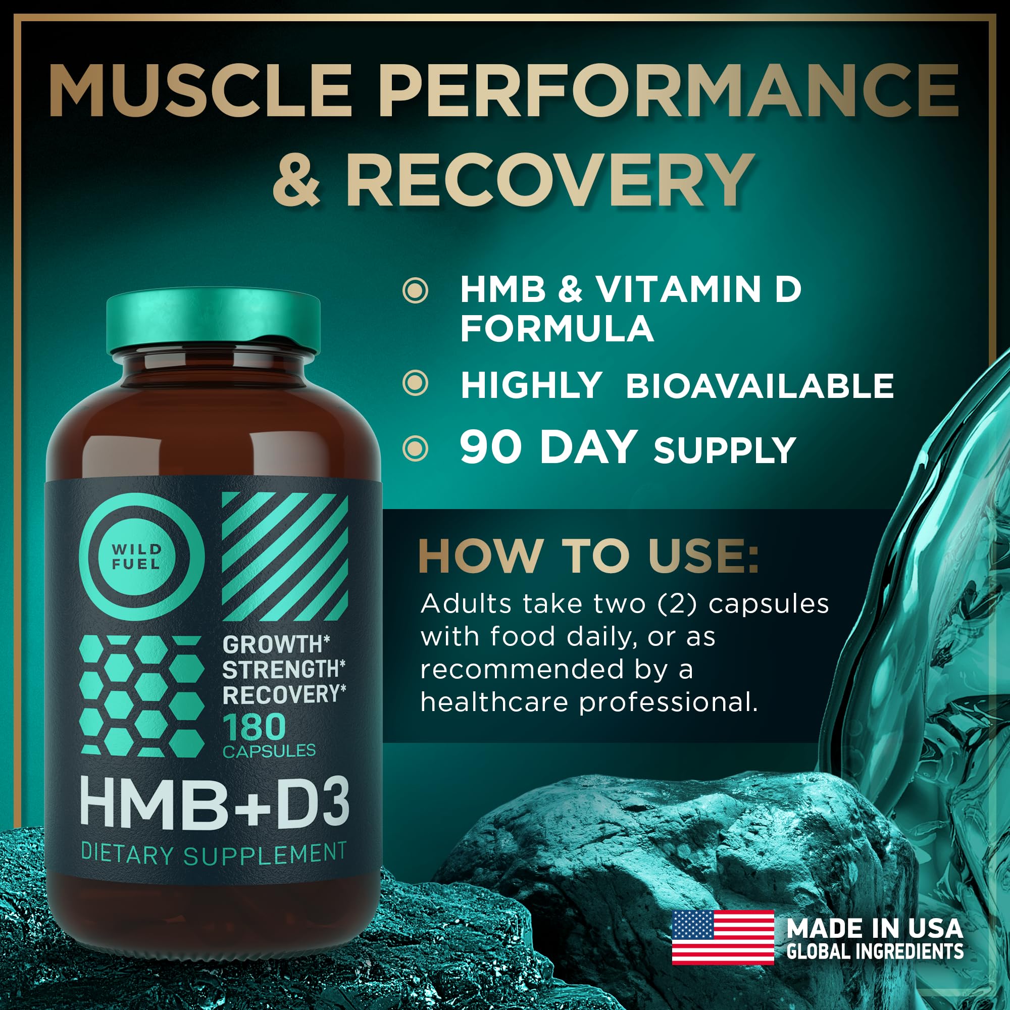Gimnasio con Wild Fuel HMB D3 mostrando crecimiento muscular