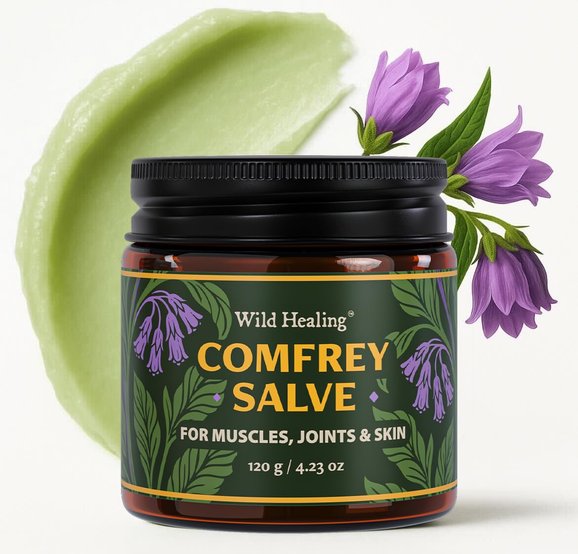 Wild Healing Consuelda bálsamo: bote para uso diario y alivio suave.