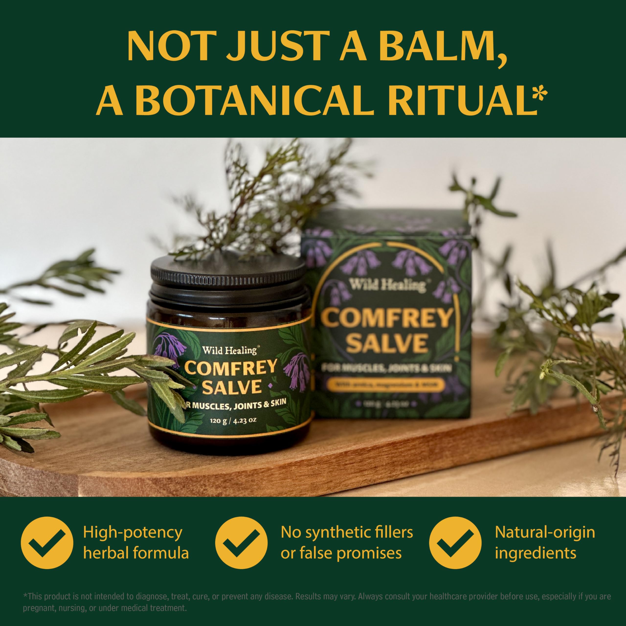 Wild Healing Consuelda bálsamo: tradición botánica al servicio de la piel.