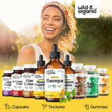 Sabor natural y agradable en cada gota de bacopa Wild & Organic
