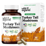 Wild & Organic cápsulas hongo cola-pavo en bote para uso diario