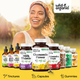 Fórmula vegana Wild & Organic manzanilla 800 mg, sin rellenos ni OMG