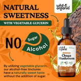 Opción vegana de Wild & Organic Chaga.