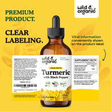 Wild & Organic Gotas curcuma: formato fácil para rituales diarios.