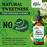 Dosis diaria de 540 mg de cohosh para apoyo suave.
