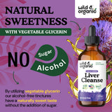 Wild & Organic endulzante natural a base de glicerina, sabor agradable.