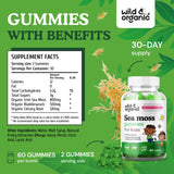 Envase de 60 gomitas Wild & Organic para un mes de uso.