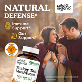 Wild & Organic etiqueta mostrando fórmula vegana sin rellenos