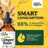 Wild & Organic: frasco frontal mostrando la presentación 4 oz.