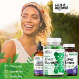Cierre hermético en envase Wild & Organic para conservar frescura.