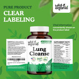 Wild & Organic Lung Cleanse angélica para mezcla equilibrada