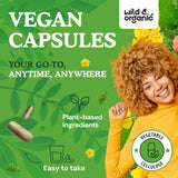Cásulas Wild & Organic con recubrimiento vegetal de celulosa para veganos