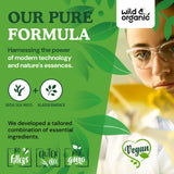 Wild & Organic capsulas de musgo de mar, dosis diaria: suministro de 45 dias.
