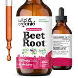 Wild & Organic remolacha extracto: gotas para bienestar diario