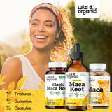 Sabor natural de maca en gotas sin azúcar añadida Wild Organic