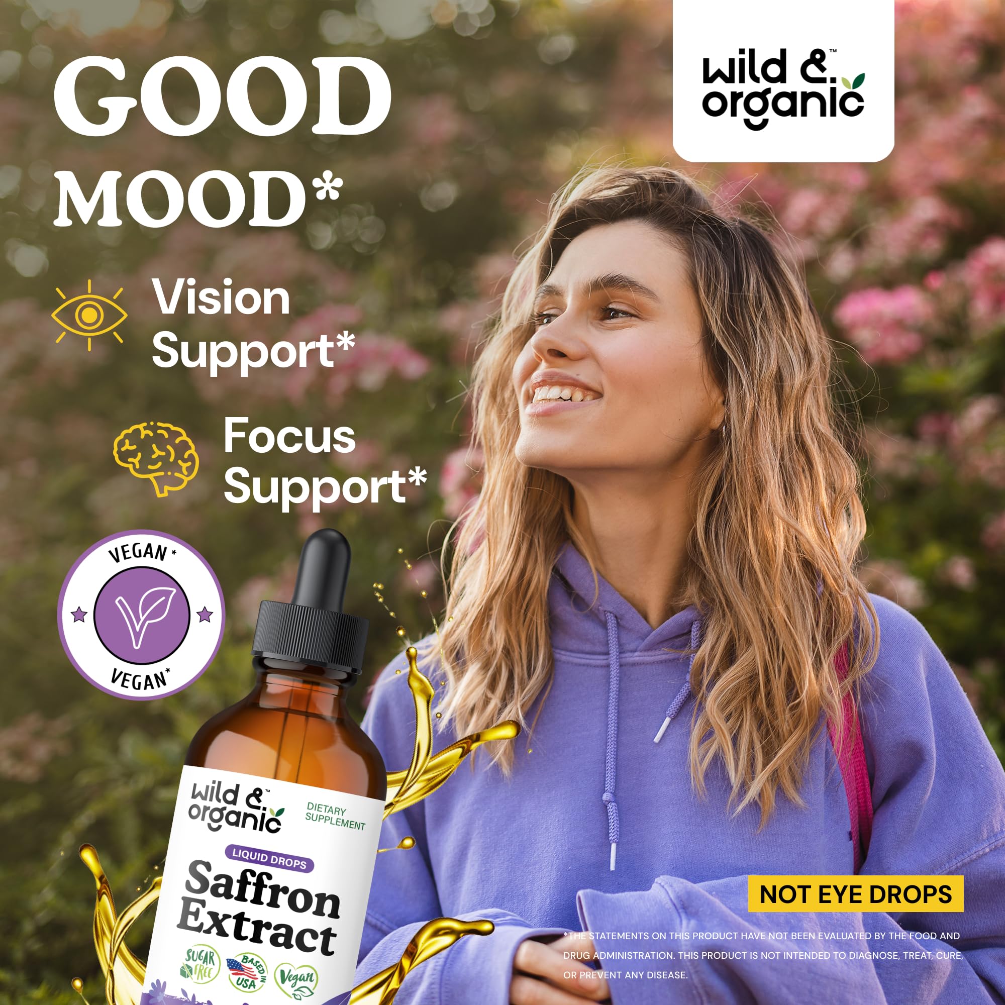 Gotero de Wild & Organic, dosis diaria sin alcohol
