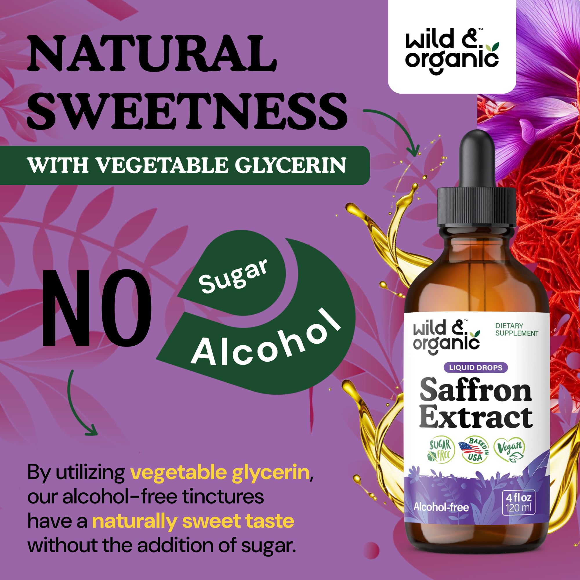 Base de glicerina vegetal de Wild & Organic, sabor natural suave