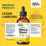Suministro de 56 días de maca Wild Organic con tres porciones diarias
