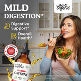 Wild & Organic tintura cayena gotero para uso diario