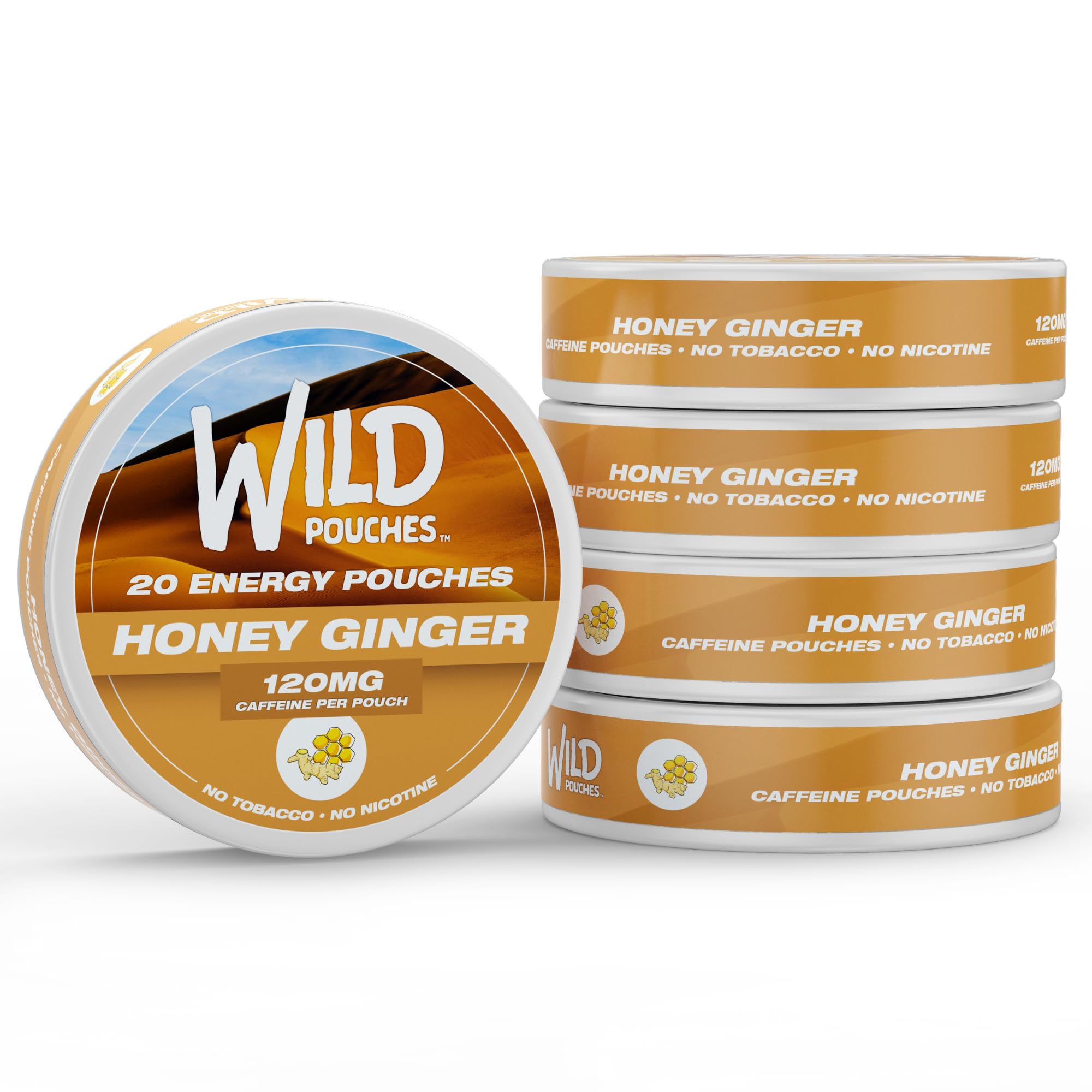 Wild Pouches: bolsitas energia miel jengibre para mayor concentracion diaria