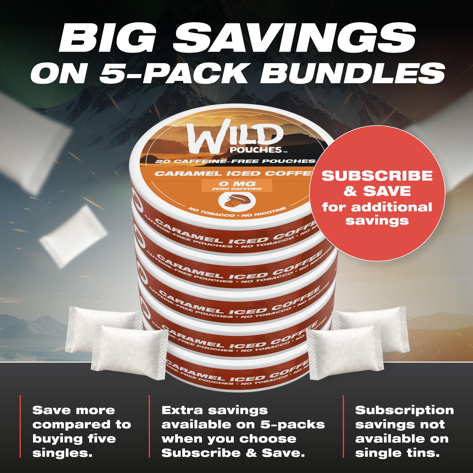 Wild Pouches pack 5: ahorro y energía para uso diario