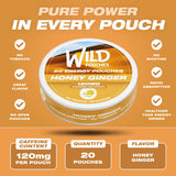Wild Pouches: paquete 5 de bolsitas energia sin nicotina para ahorro