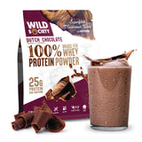 WILD SOCIETY chocolate holandés: empaque premium para batidos proteicos limpios