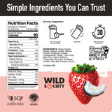 WILD SOCIETY Clear Whey con electrolitos para hidratación durante el entrenamiento.