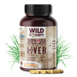 WILD SOCIETY Higado de vacuno en cápsulas 3000 mg para energía diaria.