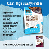 Mezcla de hongos Reishi y Cordyceps de WILD SOCIETY para energía sostenida.