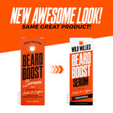 Wild Willies empaque conjunto barba con diseño premium.