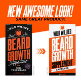 Wild Willies rutina diaria barba para un vello nutrido.
