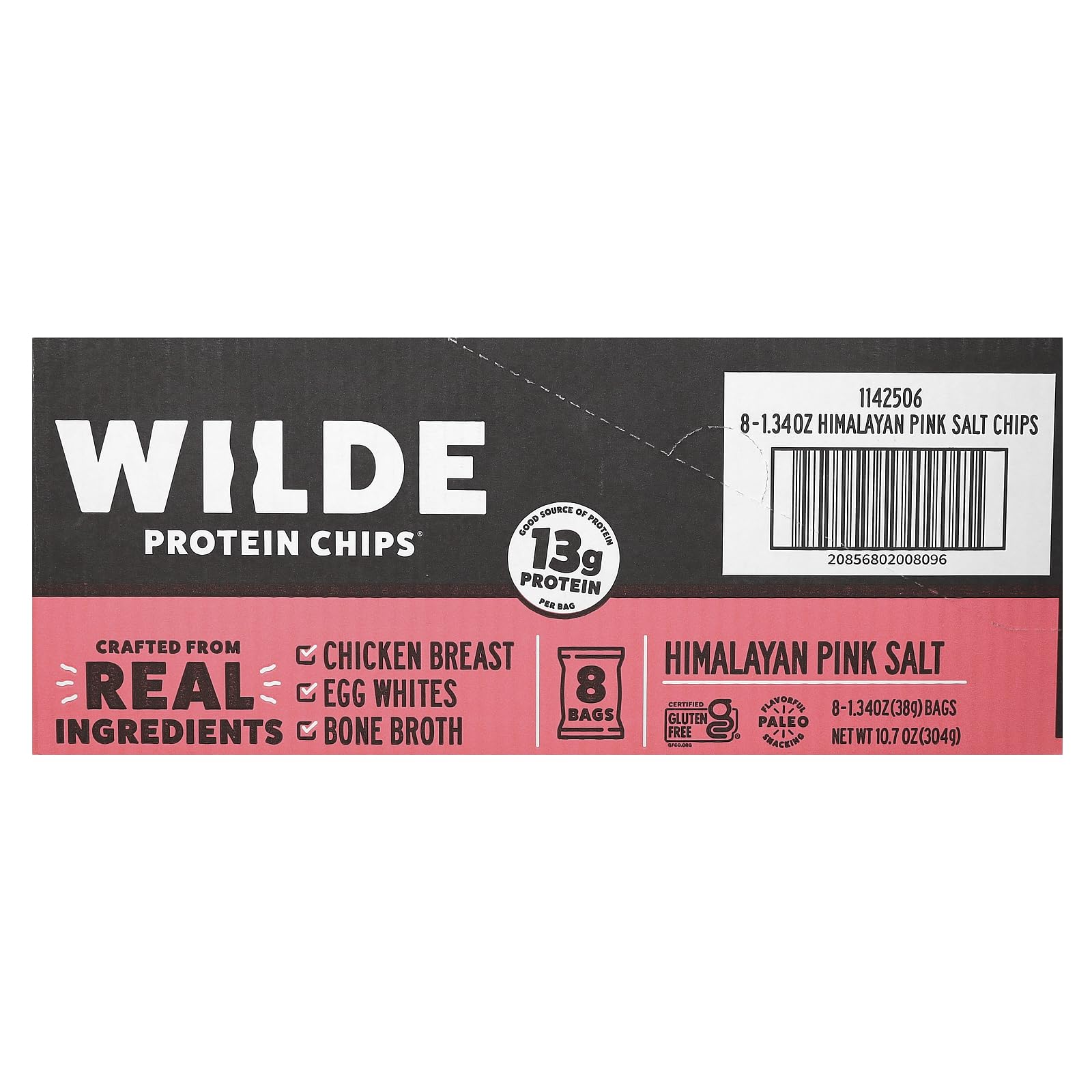 Wilde Brands Chips de ingredientes reales para snack sabroso