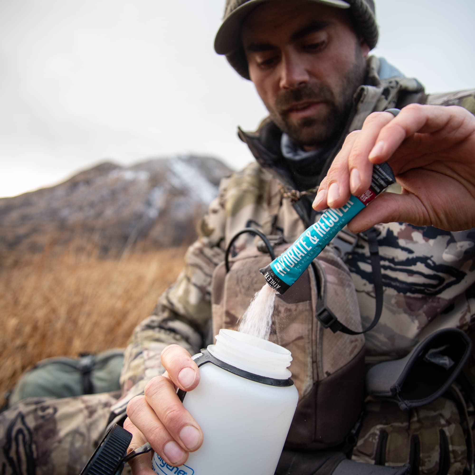 Wilderness Athlete Hidratación Frambuesa Azul, disolución en agua con sabor