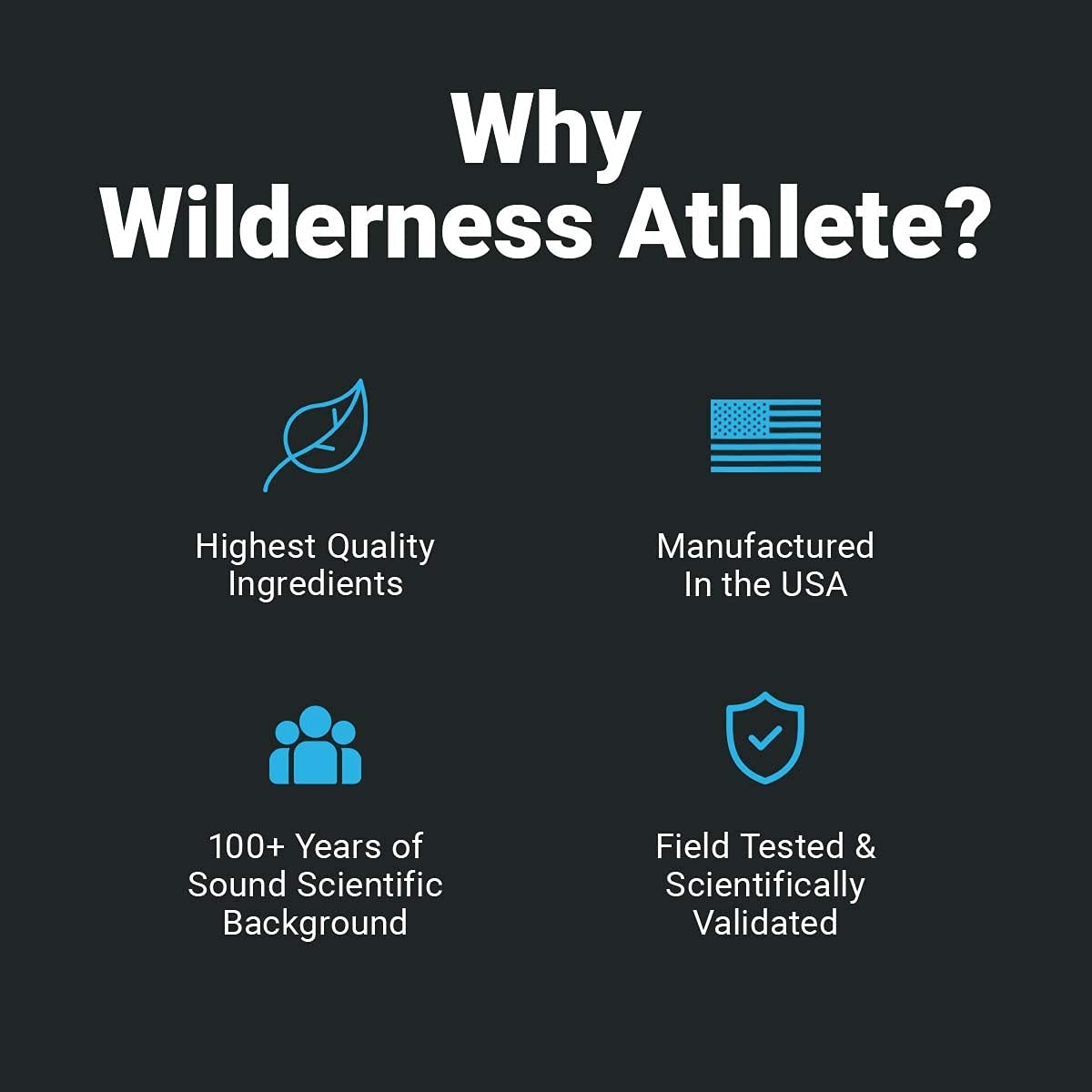 Wilderness Athlete inmunidad avanzada: cápsulas para uso diario de defensa natural