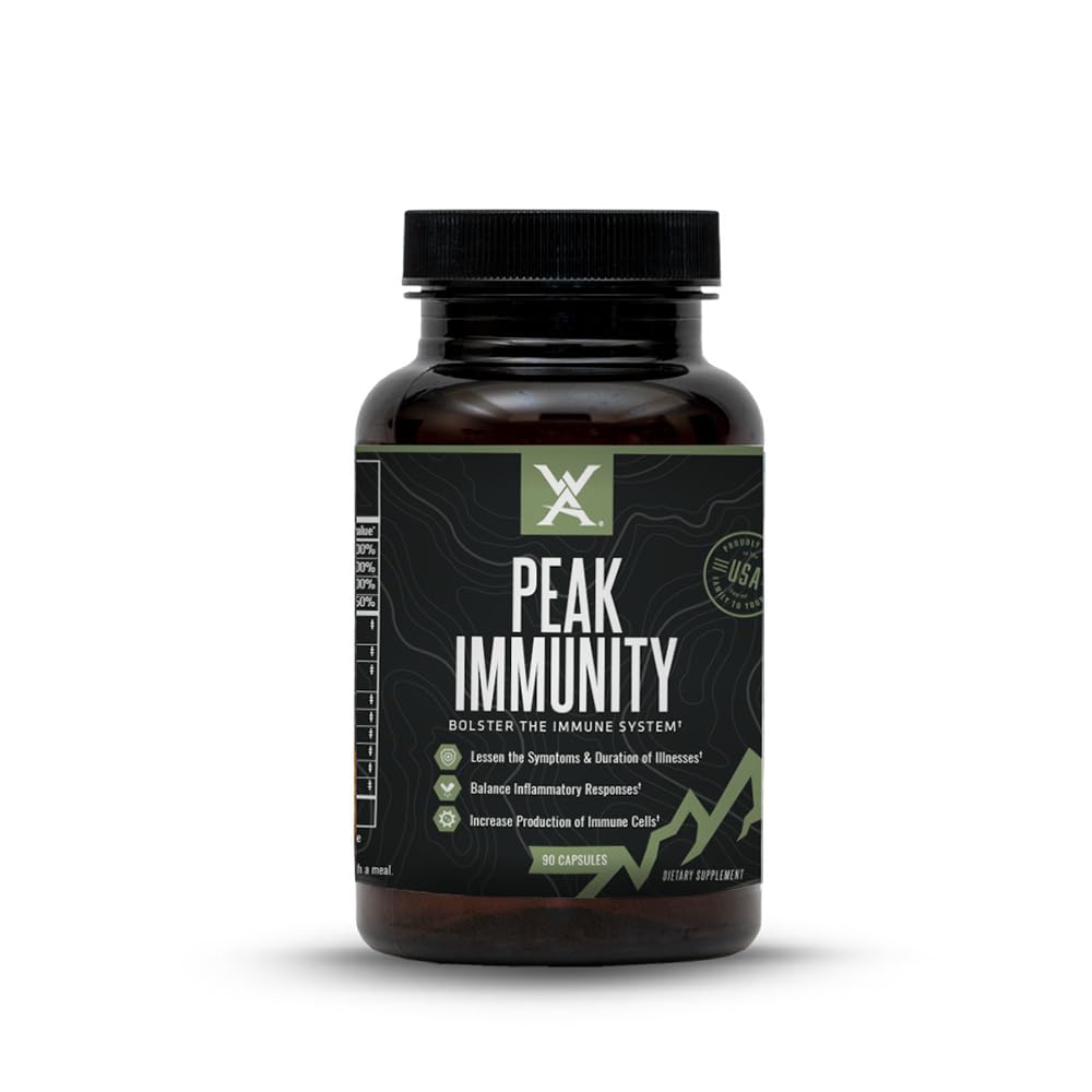Wilderness Athlete Peak Immunity: cápsulas NAC para apoyo diario de inmunidad y energía