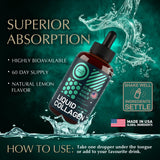 Gotero de WildFuel colágeno líquido con biotina listo para usar