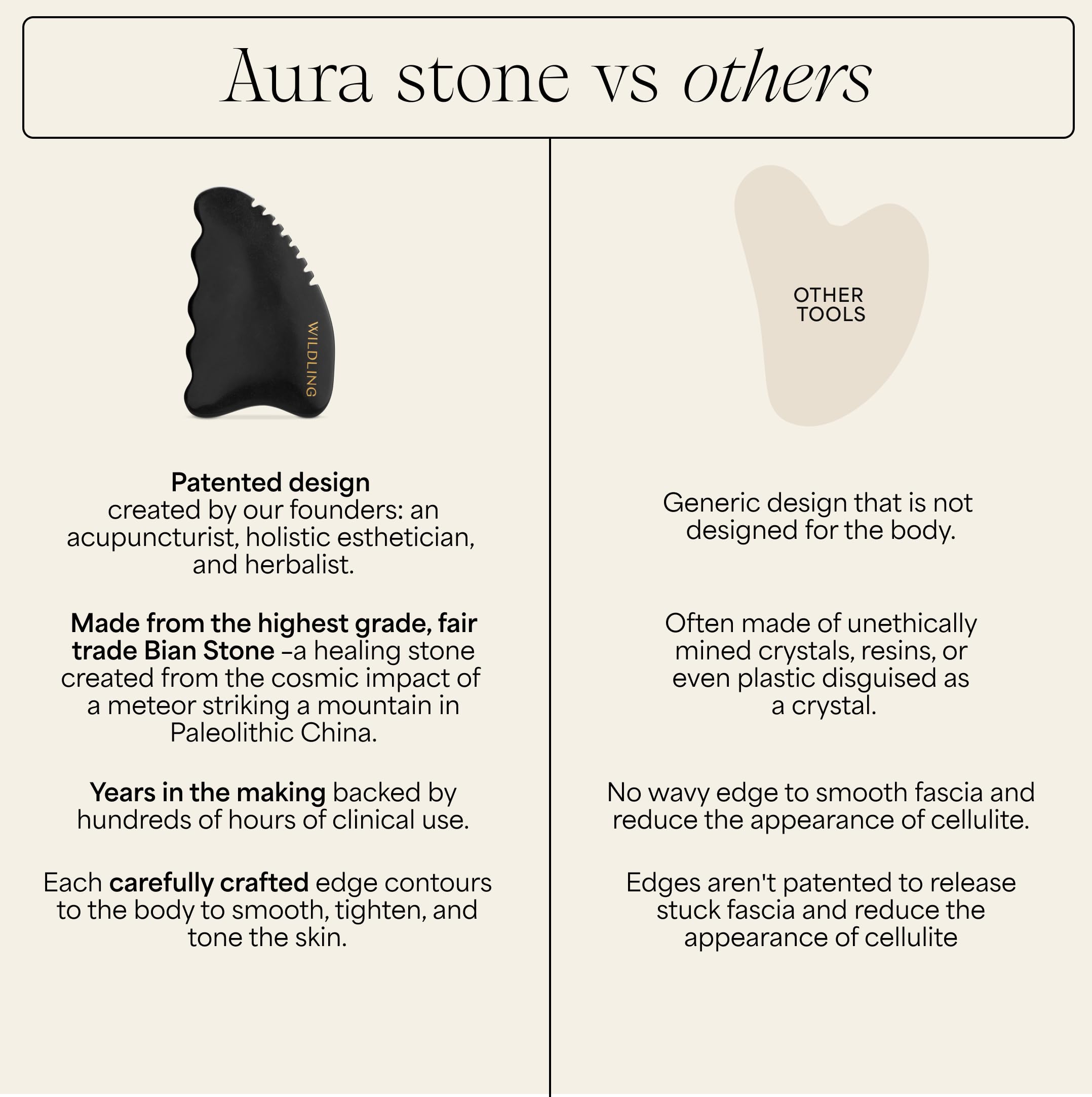 Wildling Aura Stone: flujo de energía suave para relajar músculos y puntos de tensión.