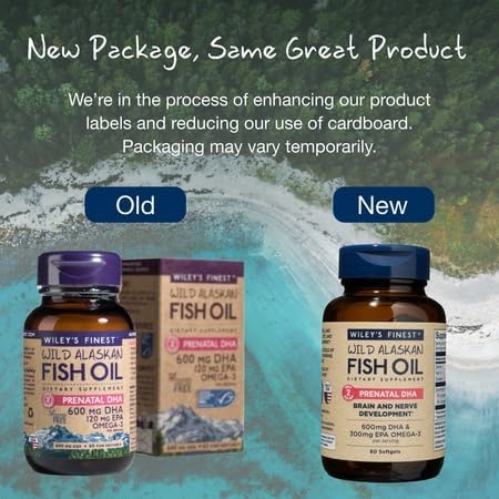 Wiley's Finest Prenatal DHA: producido en Estados Unidos con pesca responsable