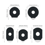 Windir adhesivo doble cara antideslizante para lentes, fácil de quitar sin residuo